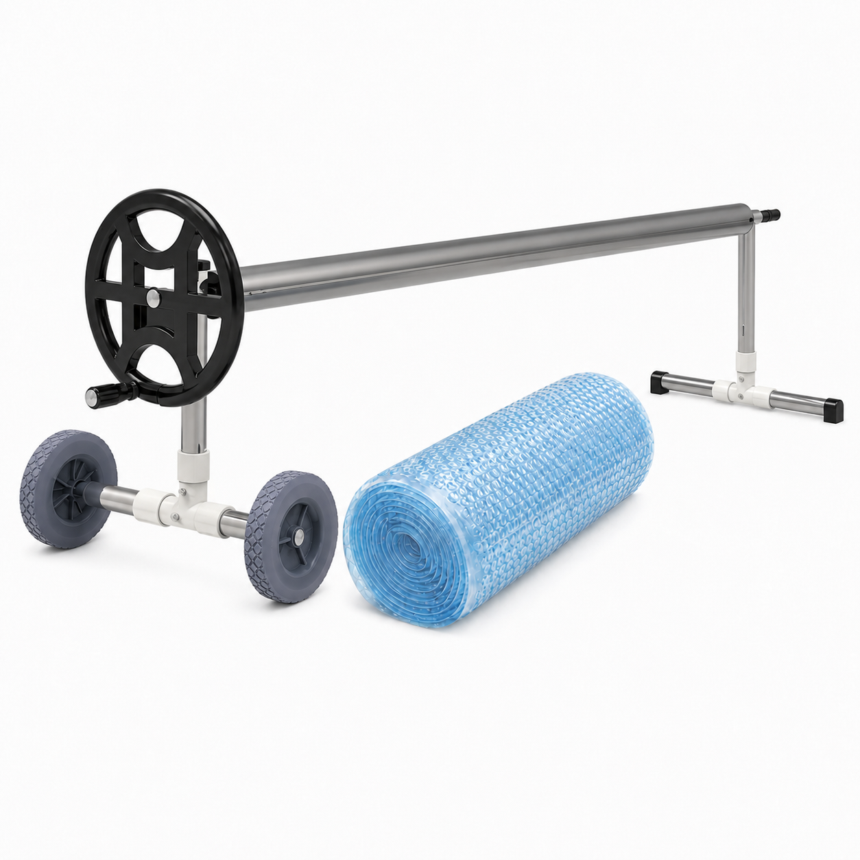Pack Cobertura Térmica Aquabubble Cristal 500 micras + Enrolador